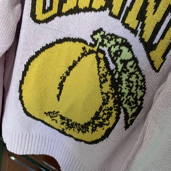 Ganni pink crew neck sweater - Picture 2 of 6